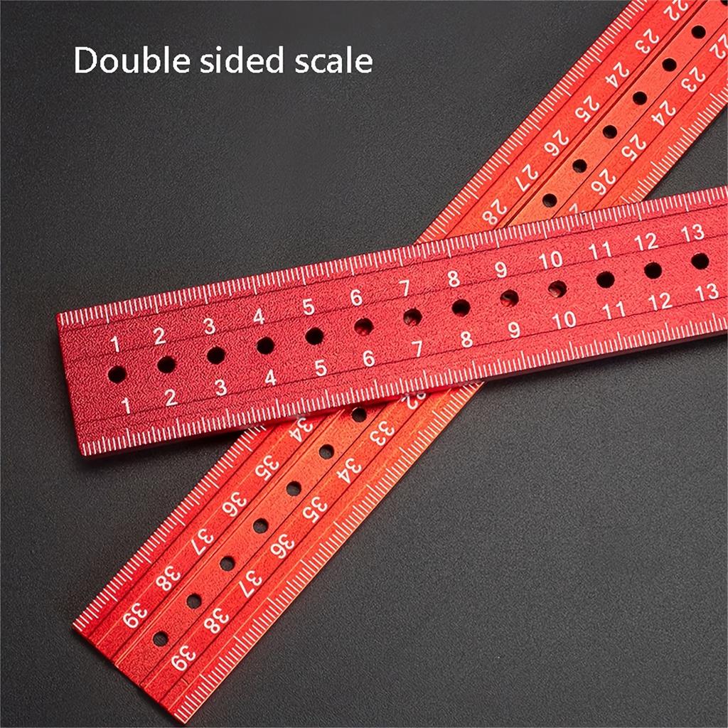 Multifunctional Carpenter's Combination Angles Ruler Metal Measuring Instrument For Accurate 90 Degree Angles Durable