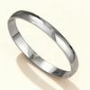 Bracciale per Coppia Stile Semplice Lucido Fibbia Stile Cool Largo 8mm Bracciale
