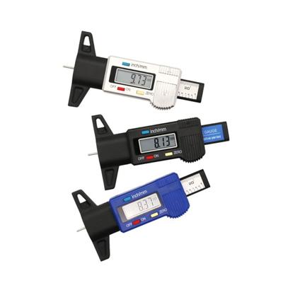 Digital däckmönstermätare 0-25,4 mm Tum Däckmätare Digital med Stor LCD-display & Däckmönsterdjupmätning