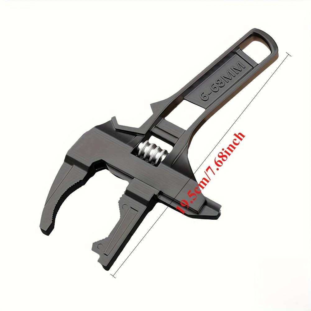 Universal Adjustable 6-68mm Large Opening Pipe Wrench - Nut Key Spanner Home Repair Tool