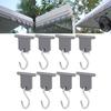 8 X S-Form Camping Markisen Haken Clips Halter Werkzeug Markisen Kleiderhaken Wohnmobil Zelt Aufhänger Leichte Haken Für Wohnwagen Camper