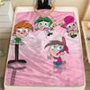 The Fairly OddParents Flannel Blanket, High Quality Comfortable for All Seasons, Home Decor, Warmth and Comfort