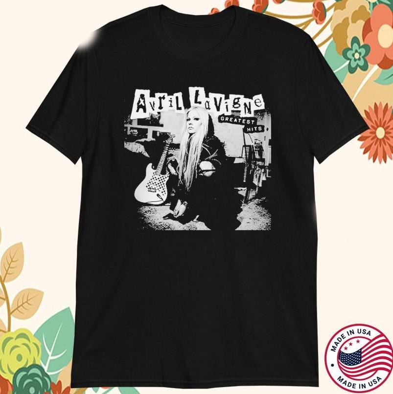 Avril Lavigne Greatest Hits Album Cover Tour T-shirt size S-5XL XL