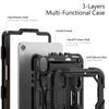Case for IPad Mini 7 (A17 Pro)2024/ Mini 6 8.3'' with Screen Protector Pencil Holder [360 Rotating Hand Strap] &Stand Shockproof