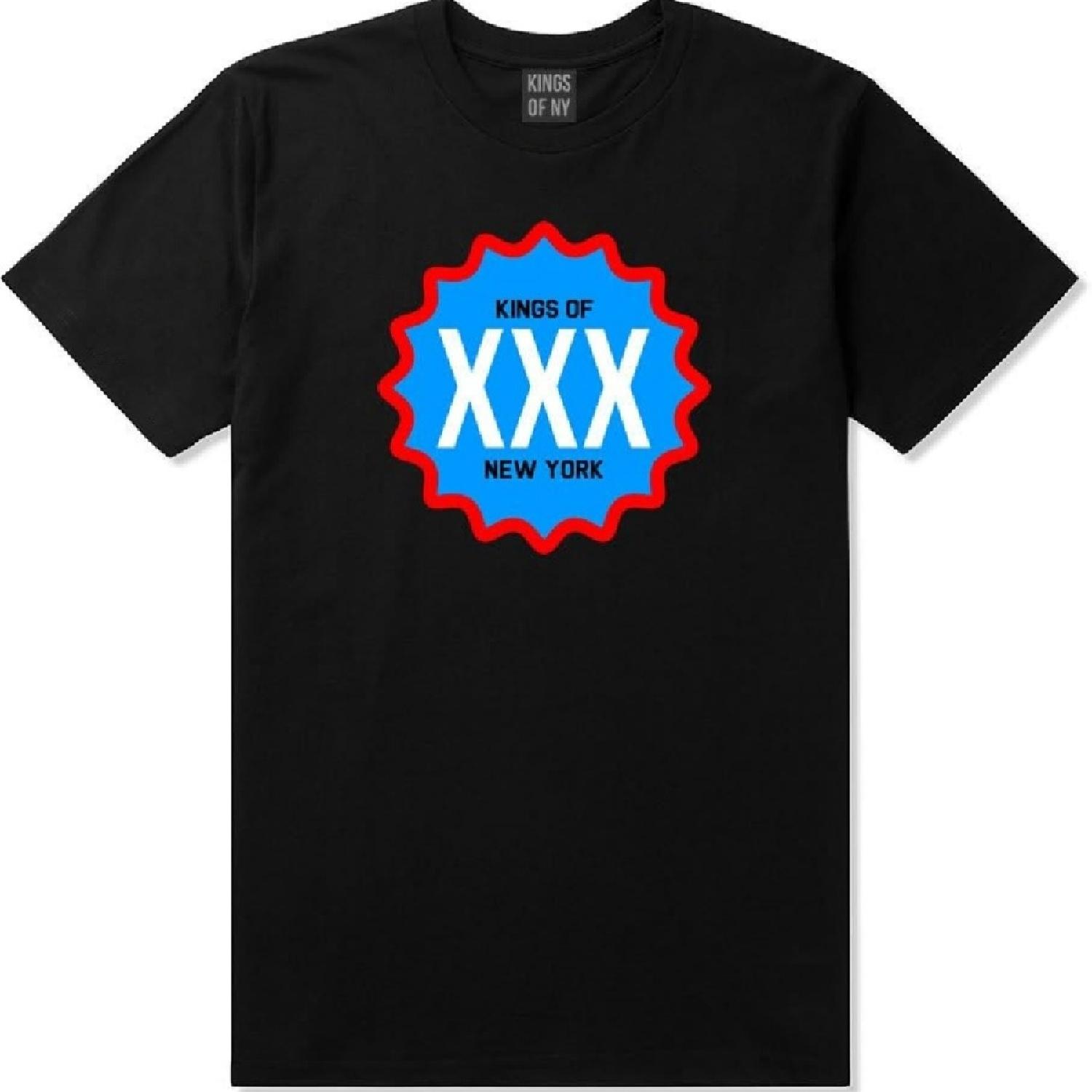 Футболка Kings Of NY XXX USA United War Style с темным принтом S