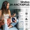 ANC Bluetooth Sportkopfhörer mit Touchscreen - Over-Ear, Geräuschunterdrückung, Transparentes Modell 930plus