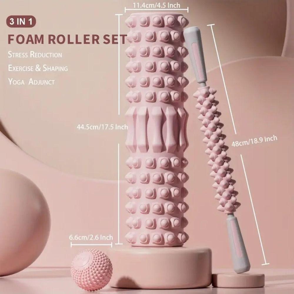 Abdomen Shaping Ball Roller Massager Rub Belly Muscle Roller Stick Foam Roller  Relax Your Muscles