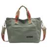 Fashion Versatile Messenger Bag 2025 New Light and Simple Commuter Messenger Bag Women's Canvas Student Class Shoulder Bag