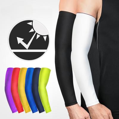 1PC Breathable Sunscreen Arm Warmers Basketball Cycling Fishing Mountaineering Running Arm Sleeve Extended Elbow Pad Wrist Guard