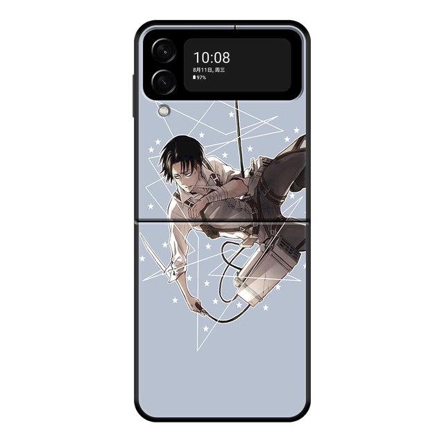 Hard Pc Shingeki No Kyojin Attack On Titan Phone Case For Samsung Flip Zflip Z Flip3 5g Zflip3 Fundas