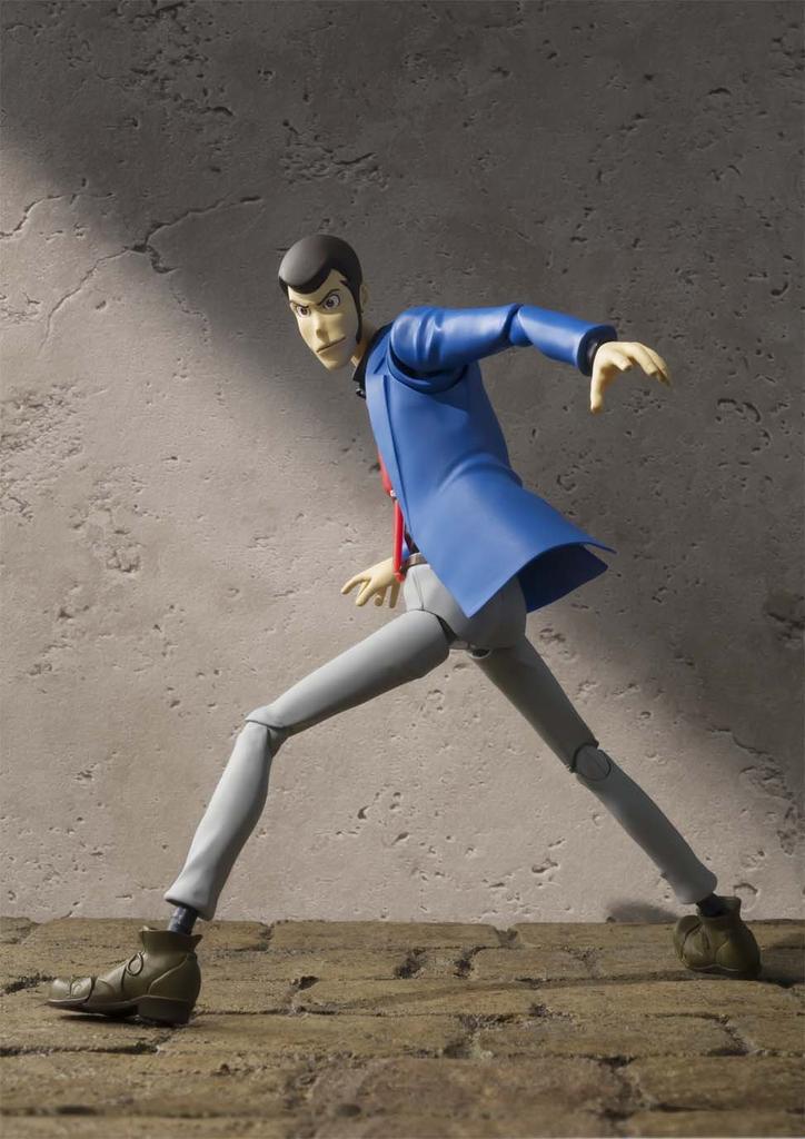 TAMASHII NATIONS Lupin Třetí, pohyblivá malovaná figurka o velikosti přibližně 150 mm, SHFiguarts ABS a PVC