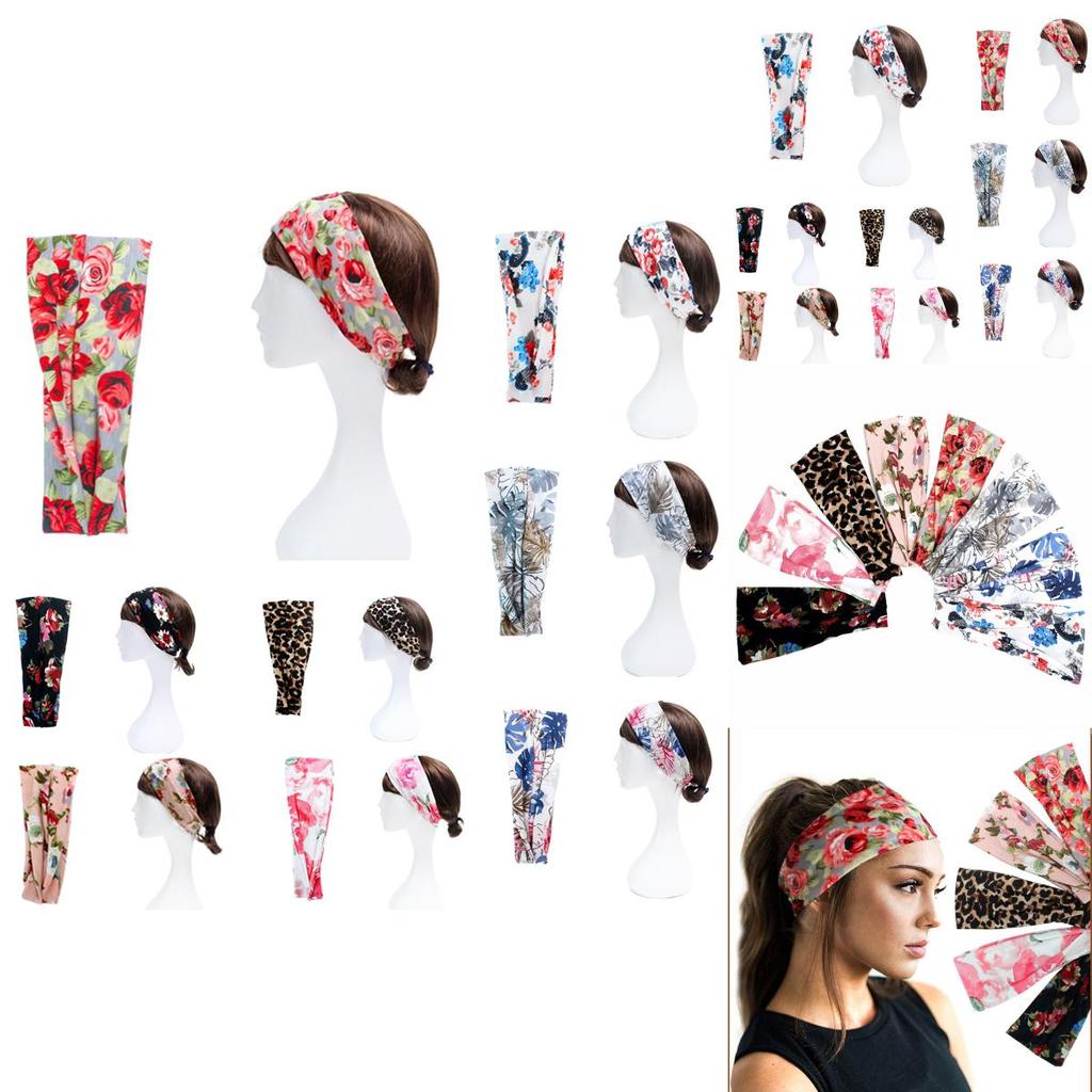 Comfortable Women's Wide Elastic Stretchy Headband For Fitness Running And Sports