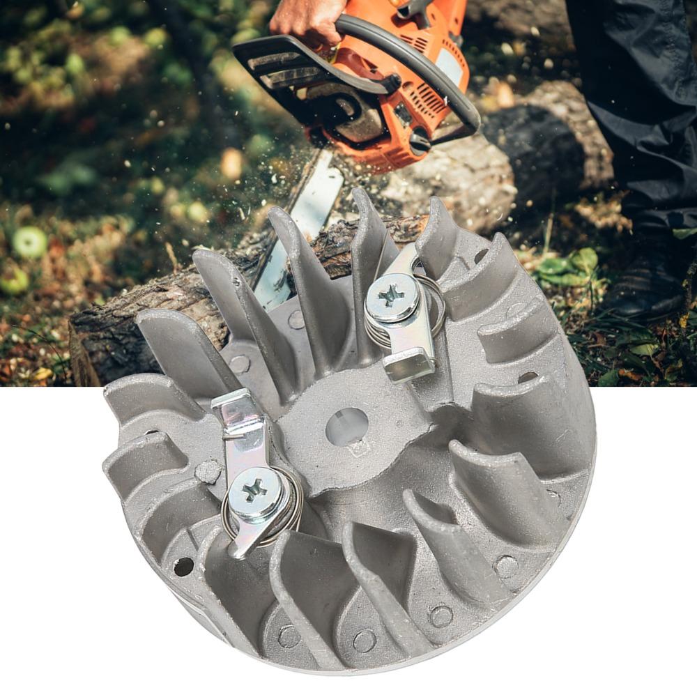 Compact Chainsaw Flywheel Silver Garden Tool Replacement Replacement Part for Husqvarna 137 137e