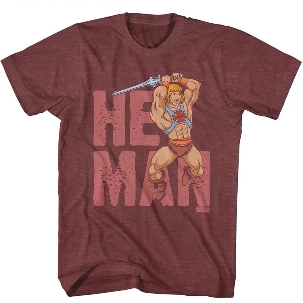 Masters Of The Universe Motu He Man Text TV Shirt 120