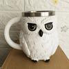 New Owl Coffee Cup Creative 3D Hedwig Original Stainless Steel Resin Mugs