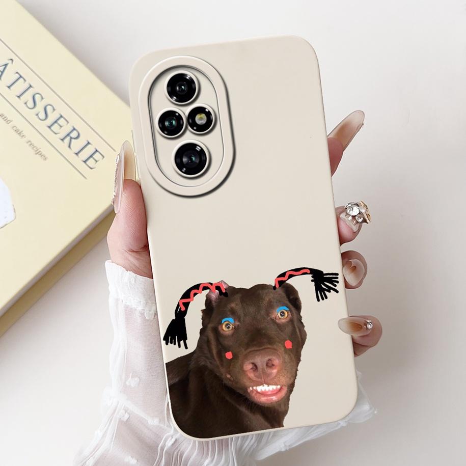 For Honor 200 Pro 5G Case ELP-AN00 Cover Cute Cartoon Panda Cat Shockproof Fundas For Honor200 Pro Bumper on Honor 200Pro Hoesje