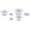 3Pcs 1/12 Dollhouse Miniature Ceramics Soup Pot Simulation Kitchenware Model