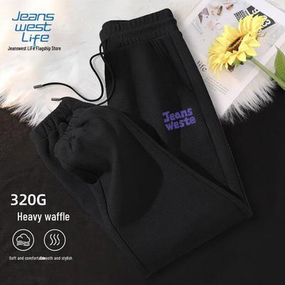 JEANSWEST LIFE Men's Waffle Knit Jogger Pants