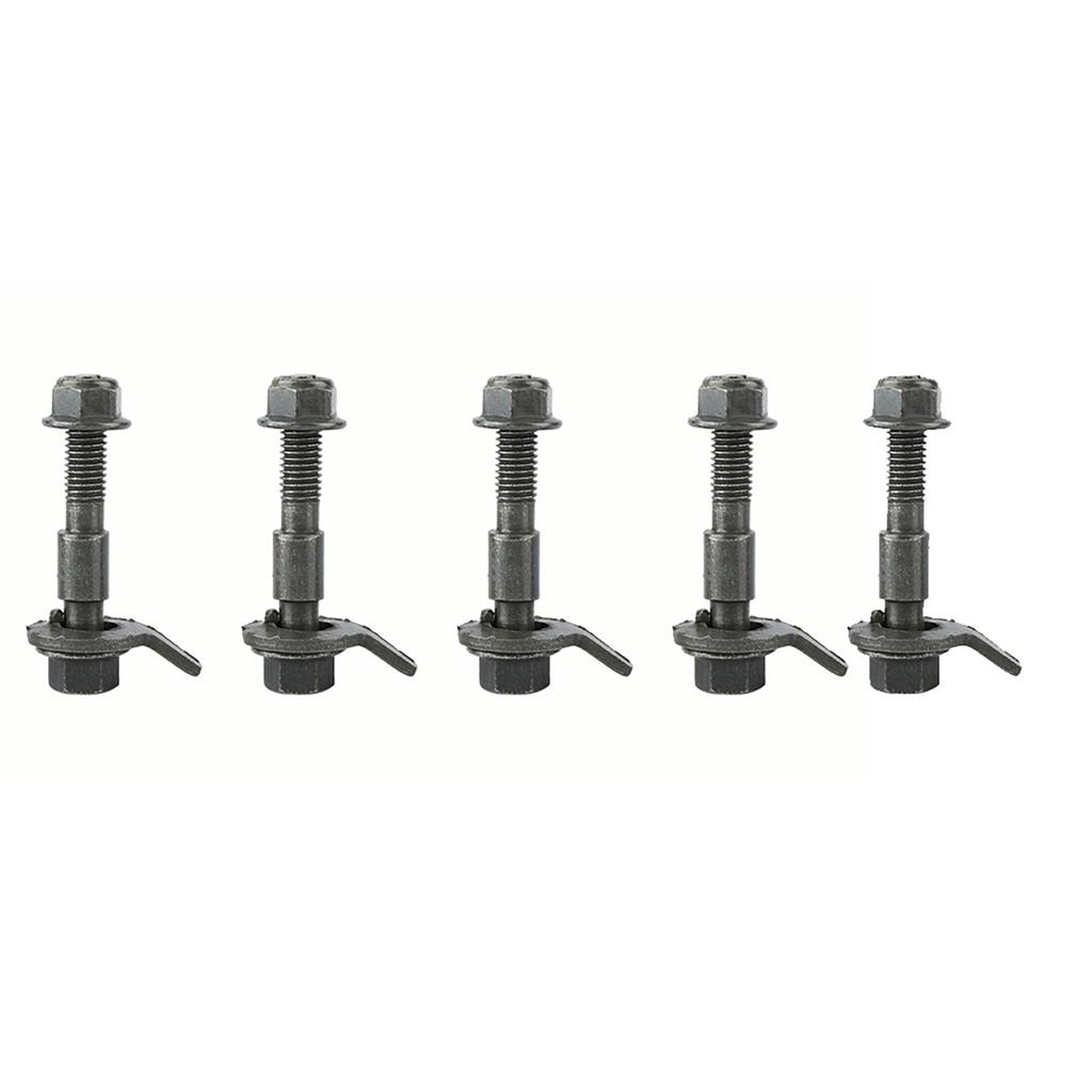 5pcs 12mm Vehicles Steel Four Wheel Alignment Adjustable Camber Kit Cam Bolt Army Green
