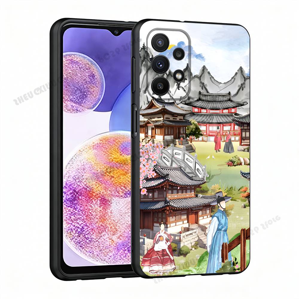 

Korea Seoul Case For Samsung A21 31 51 53 71 20 22 30 32 42 50 10 11 4G 5G Cover Samsung A73 5G