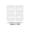 Car Interior Decoration Sticker Badges Accessories For Hyundai N Line i10 I10 2008 2009 2010 2011 2012 2013 2019 Equus RR9