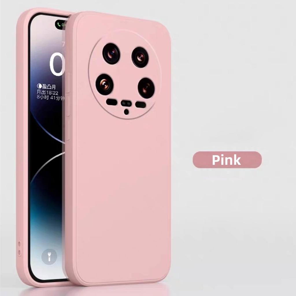 For Xiaomi 14 Ultra Liquid Silicone Case Xiaomi 14 Ultra Cover Funda Coque Soft Camera Protector Back Bumper For Xiaomi 14 Ultra