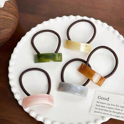 Simplicity Geometric Hair Rope for Women Elegant Ponytail Hair Tie Fashion Girls Hair Ring