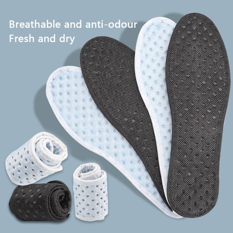 Ai Cao Purifying Odor, Breathable and Sweat-absorbing insoles Soft and Comfortable Plant Deodorizing and Fragrant Leisure insole