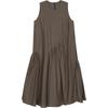 JNBY 2025 Summer Sleeveless A-Line Long Dress