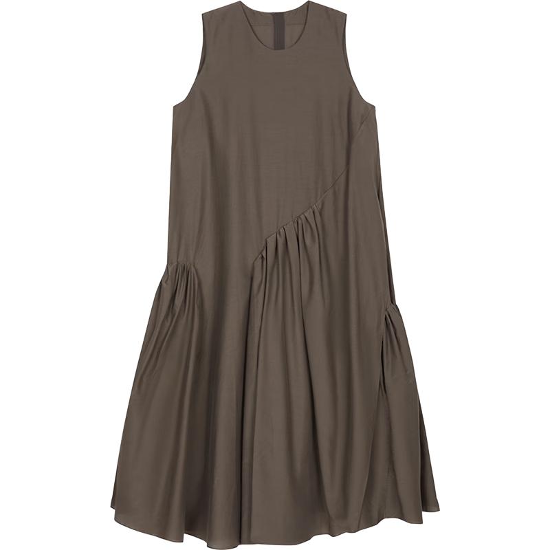 JNBY 2025 Summer Sleeveless A-Line Long Dress