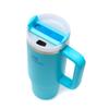 STANLEY Vacuum Slim Stainless Steel Straw 880ml Insulated Water Outdoor Splash H2.0 Quencher, 0.88L Tumbler, Bottle, Use, 10-10829