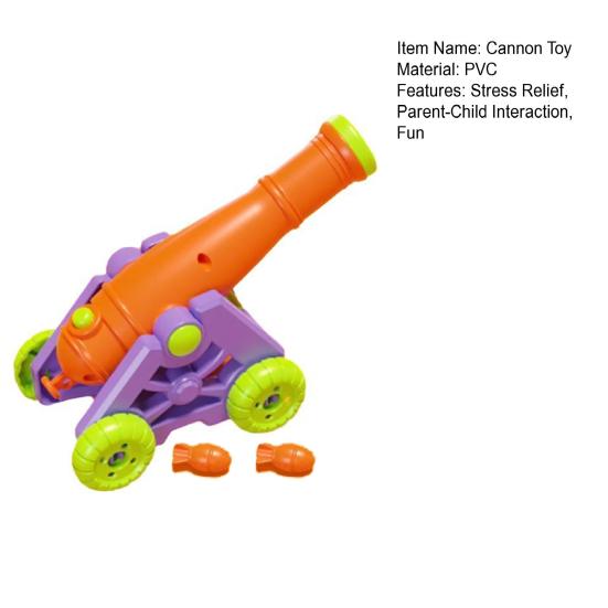 Yousheng Gravity Turnip Cannon Toy Stress Relief Enhance Parent-Child Interaction Carrot Cannon Fun Fidget Toy for Kids