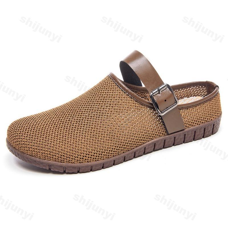 Fashion Shoes for Women 2025 Spring Autumn Fashion New Style Breathable Mesh Hollow Sandals Comfortable Non Slip Vintage Casual Shoes