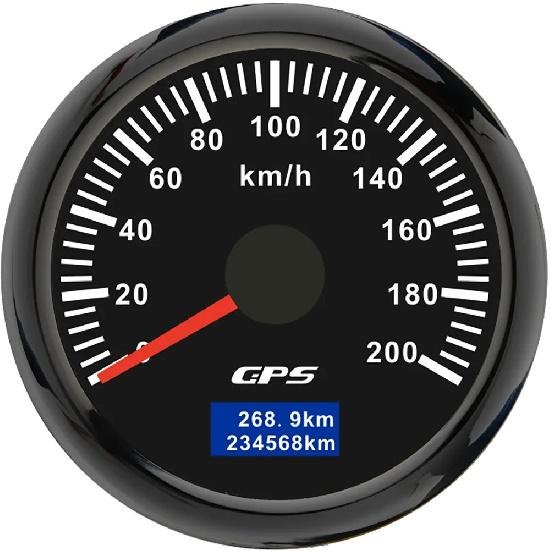 30/60/80/120/200 Km/h GPS Speedometer 52MM Car Truck Speed Gauge Meter With GPS Antenna With 7 Color Backlight 9-32V