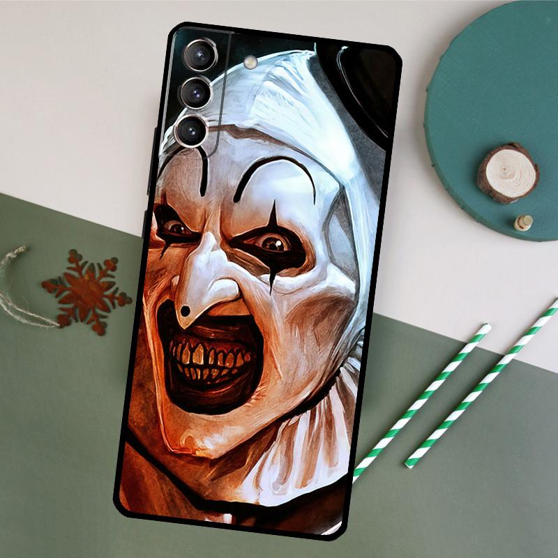 Custodia Telefono Terrifier Per Samsung Galaxy S26 S25 Ultra S20 S21 S22 S23 S24 S10 Plus S25 FE Cover Posteriore