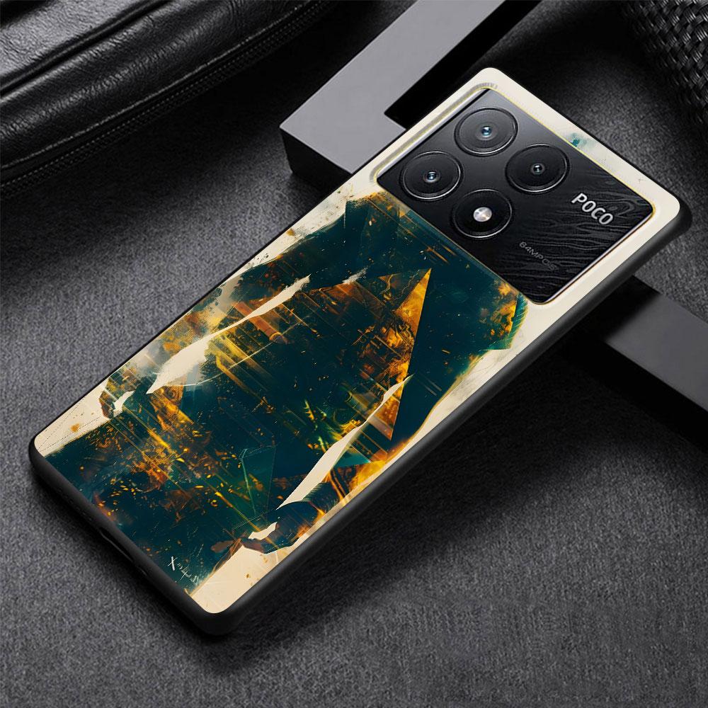 

Pantheon Case for Xiaomi Poco M3 X3 NFC X5 M5s M4 Pro 5G F3 Black Silicone Soft Phone Cover Coque Xiaomi Poco F3