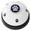 New Pet Toy Training Bell (white (white + Black Button))