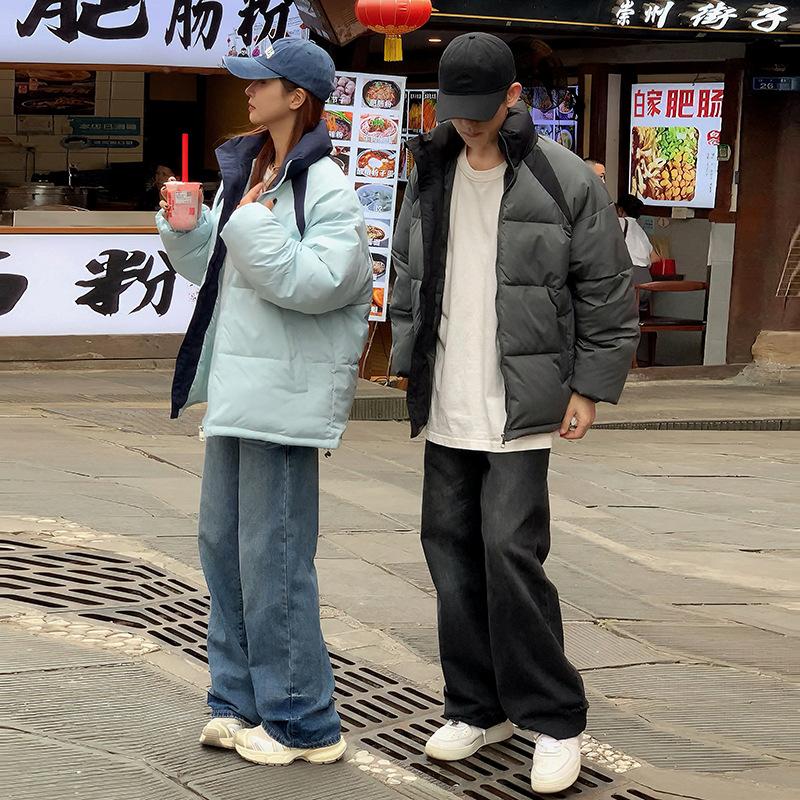 Korean wear stand-up collar cotton clothes cotton clothes women's winter thick coats 2025 new original design padded jacket bread jacket trend