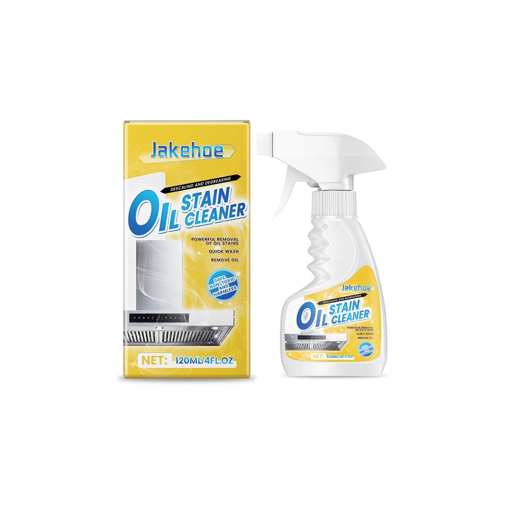 Jakehoe 120ml Starker Küchenentfetter Spray Schaumreiniger für Herd Ofen Dunstabzugshaube Fett Stark Natürliche Sichere Anwendung auf Oberflächen