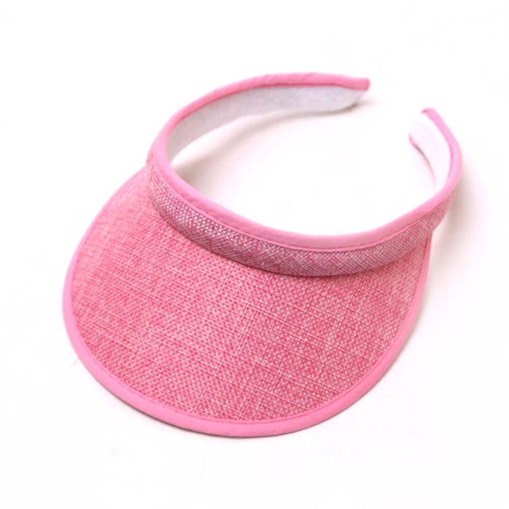 Clip On Womens Sun Visor Ladies Hat Cotton Clip On Sun Visor Tennis Golf Beach