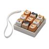 Backpack Pendant Puppy Keychain Shiba Inu Keycap Keychain Creative Keyboard Key Ring  Kids Toy