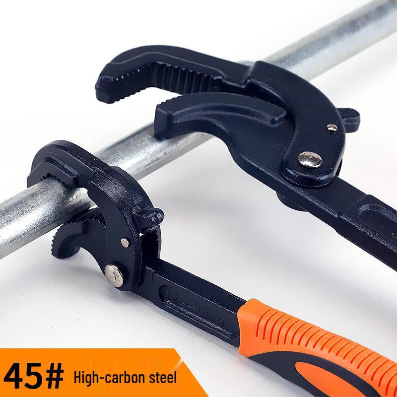 Adjustable Multifunctional Pipe and Nut Wrench Set