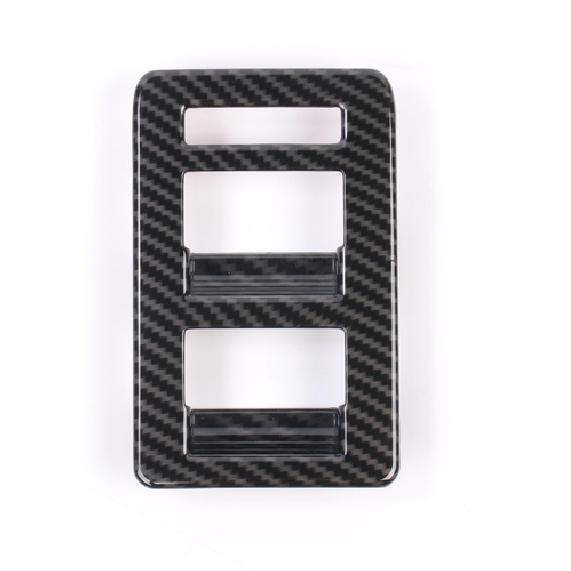 ABS Carbon Fiber Window Switch Trim Cover Accessories For Ford Bronco -25