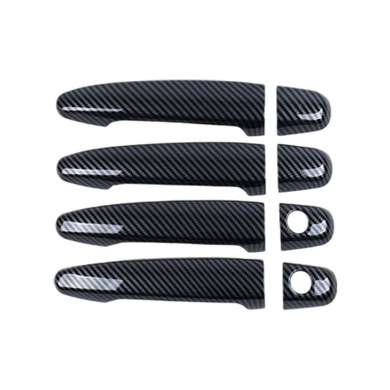 Cars Accessories Door Handle Cover For Toyota Land Cruiser Prado 120 J120 LC120 2003-2009 Car Decoration Styling Upgrade