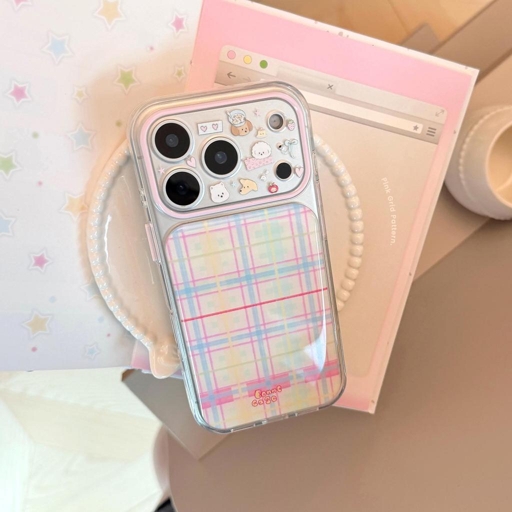 Creative Colorful Checkered Case for iPhone 16, iPhone 17, and iPhone 17 Pro Max