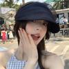 Breathable Women's Sun Hat Empty Top Wide Brim Hat Casual Foldable Hat  Summer Vacation
