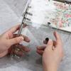 Diary  A7 A6 A5 Transparent Loose Leaf Binder Notebook Inner Core Cover Note Book Journal Planner Office Stationery Supplies