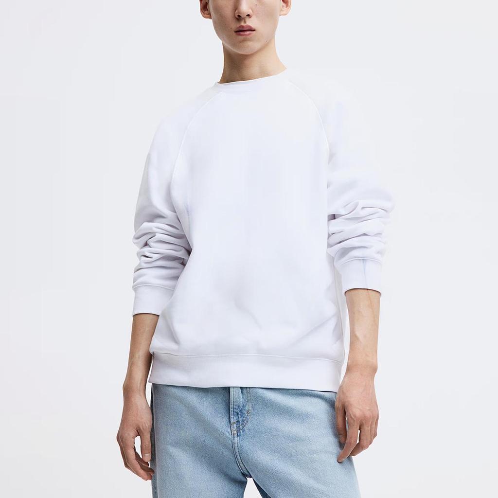 2024 Autumn/Winter Men's Heavyweight American Crewneck Sweatshirt - High Quality, Long Sleeve, Loose Fit