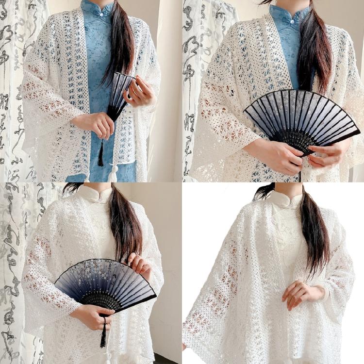 Simple Knitted Shawl Women’s Fringed Scarf Machine Washable Stylish Layering Shoulder Wrap
