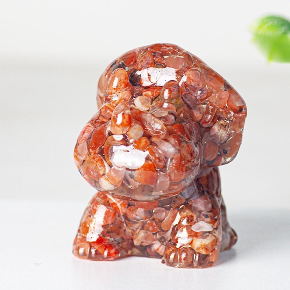 Resin Crystal Dragon Figurine With Cute Animal Design For Home Decor Gift